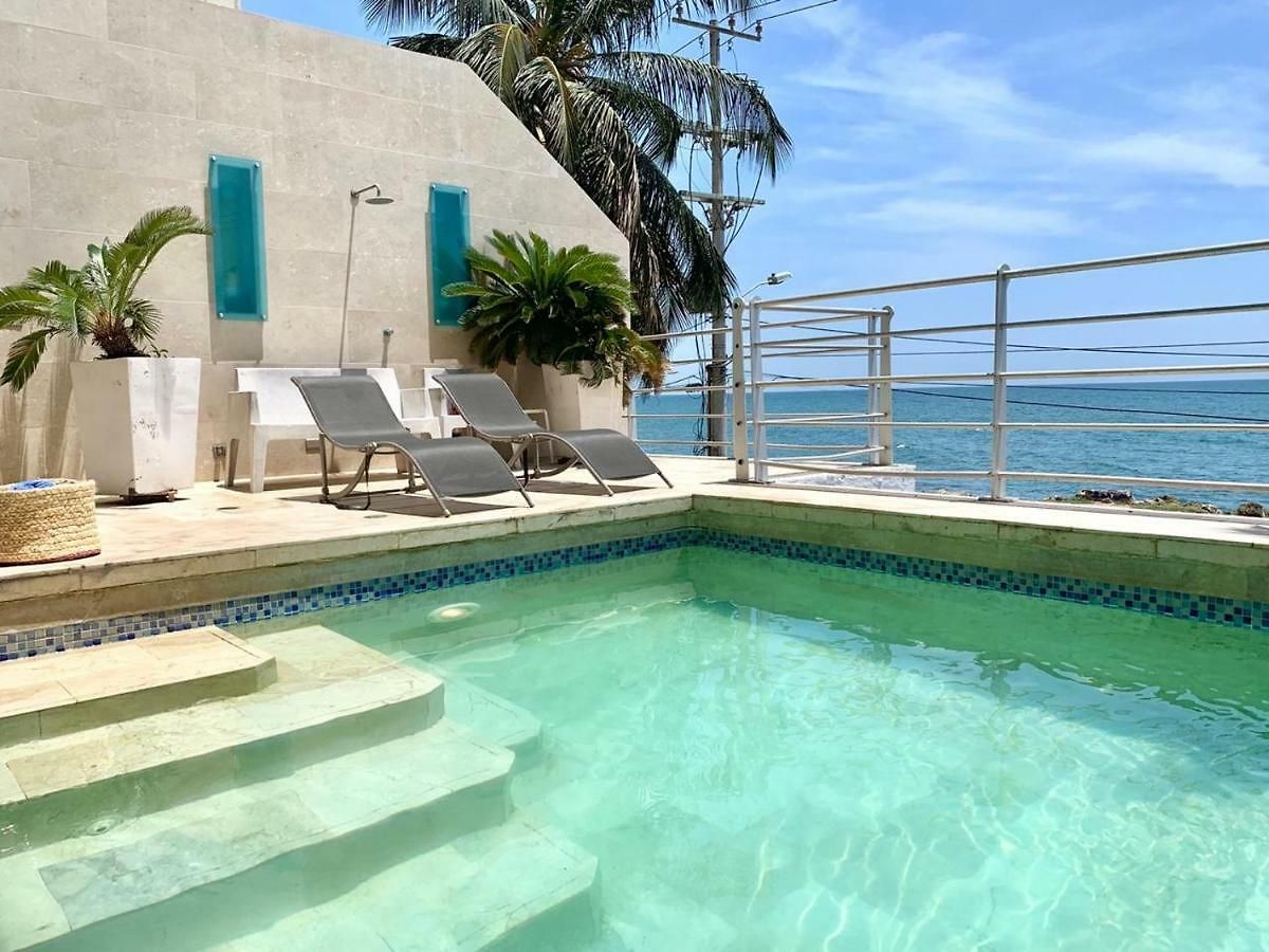 Pensión Hermosa Casa Frente Al Mar En Cartagena/ Beautiful House Facing The Sea - Cartagena